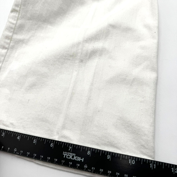 TALBOTS NWT Women's 16 Ivory Cream Curvy Stretch High Rise Flare Trouser Jeans - Picture 9 of 9